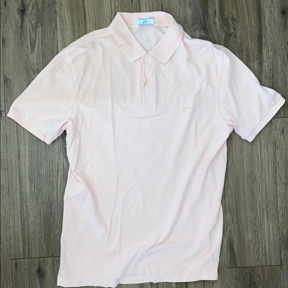 Southern Tide The Tailored-Fit Polo Loght Pink